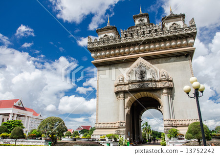Patuxai Gate in Vientiane. 13752242