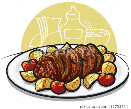 Beef roulade 13753724