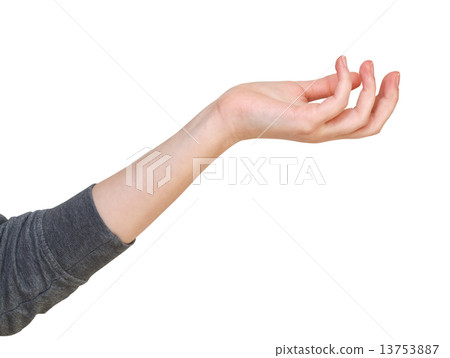 alms - hand gesture with cupped palm alms - hand gesture with cupped palm 13753887