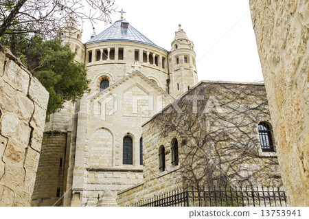 Abbey of the Dormition in Jerusalem . Abbey of the Dormition in Jerusalem . 13753941