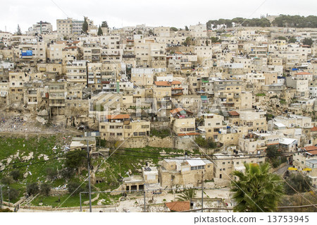 Silwan Village in Jerusalem. Silwan Village in Jerusalem. 13753945