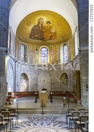 Abbey of the Dormition in Jerusalem . Abbey of the Dormition in Jerusalem . 13753955