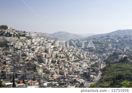 Silwan Village in Jerusalem. Silwan Village in Jerusalem. 13753956