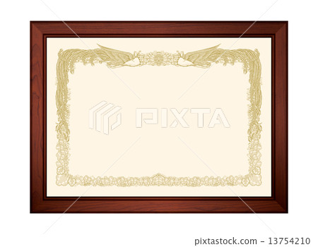 Certificate and Frame Horizontal 13754210