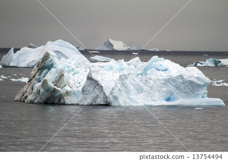 Antarctica - Non-Tabular Iceberg 13754494