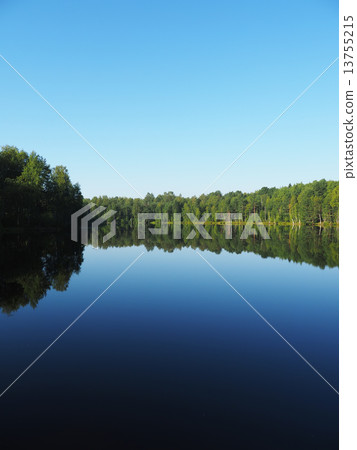 forest lake. karelia 13755215