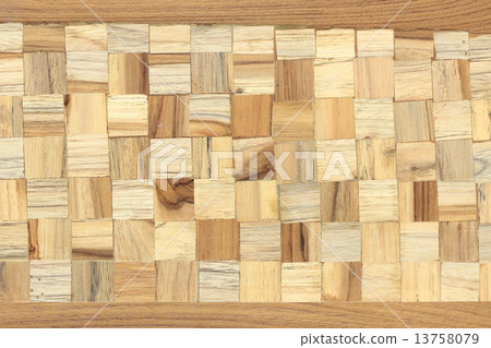 wood block square texture background 13758079