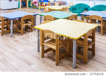 children's furniture and toys in kindergarten 13758229