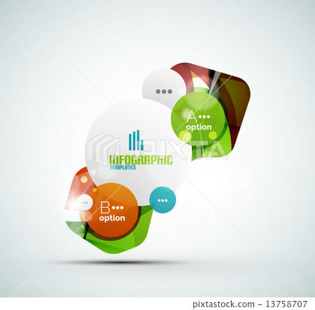Abstract step infographics business layout 13758707