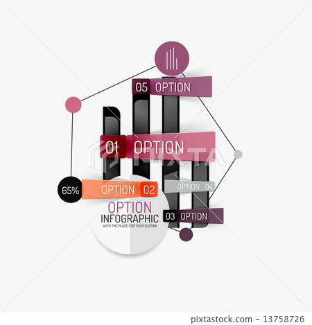 Minimal line design office web infographics Minimal line design office web infographics 13758726