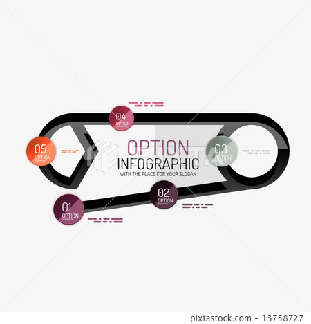 Minimal line design office web infographics Minimal line design office web infographics 13758727
