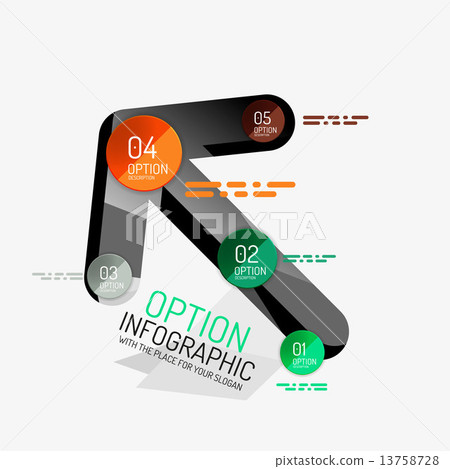 Minimal line design office web infographics Minimal line design office web infographics 13758728