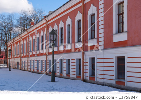 Facade of the building. Facade of the building. 13758847