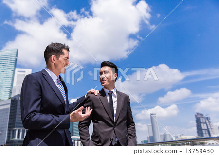 Business man talking Business man talking 13759430