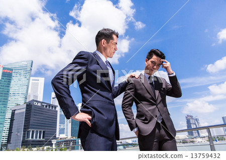 Business man in trouble Business man in trouble 13759432