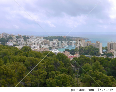Beach bay azure , Cala Gat, Majorca island Beach bay azure , Cala Gat, Majorca island 13759856