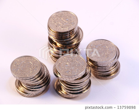 Bunch of coins 13759898