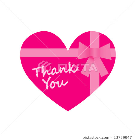 Ribbon message to heart Ribbon message to heart 13759947