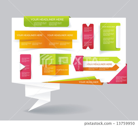 Modern set of business infographic vector elements Modern set of business infographic vector elements 13759950