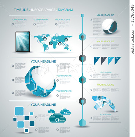 Timeline design template 13760049