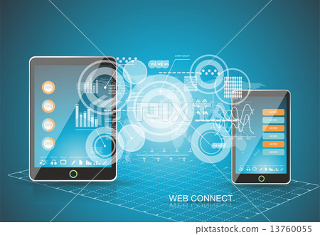 Touch Pad Personal Computer with Smartphone technology business Touch Pad Personal Computer with Smartphone technology business 13760055