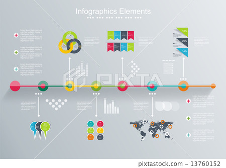 Time Line design template - Stock Illustration [13760152] - PIXTA
