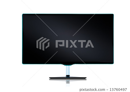 TV display isolated on white 13760497