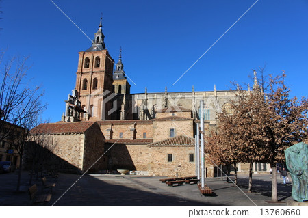 Northern Spain Pilgrimage town Astorga Cathedral Northern Spain Pilgrimage town Astorga Cathedral 13760660