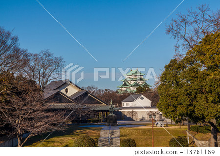 名古屋城堡Kiyomasa Kato和名古屋能劇院 13761169