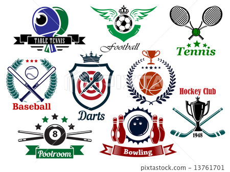 Sporting emblems and badges Sporting emblems and badges 13761701