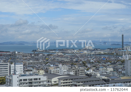 Scenery from Marugame Castle 13762044