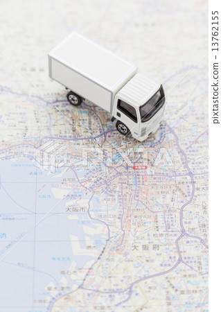 Truck road map Truck road map 13762155