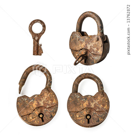 Old padlock Old padlock 13762872