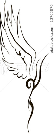 Tattoo Wing Vector Tattoo Wing Vector 13763076