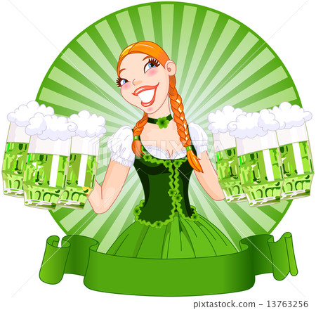 Saint Patricks Day Girl 13763256