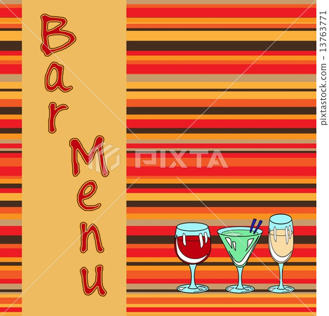 Restaurant or wine bar menu design. Seamless vector illustration 13763771