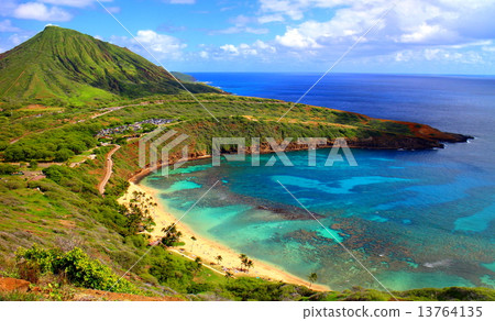 瓦胡島哈瑙瑪灣和可可頭 瓦胡島哈瑙瑪灣和可可頭 13764135