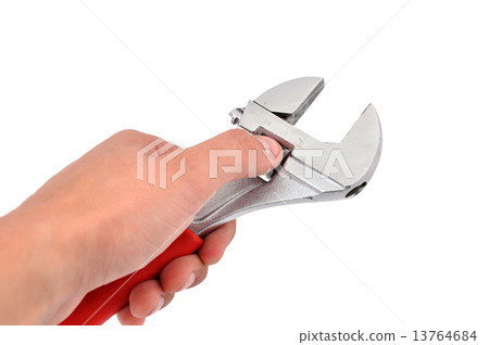 wrench in his hand wrench in his hand 13764684