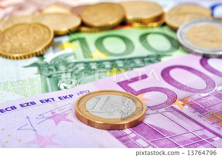 euro coins 13764796
