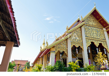 Chapel of Wat Phra That Haripunchai temple 13764891