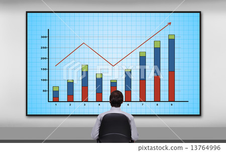 plasma panel with chart 13764996
