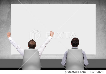 two businessman in boardroom 13765020