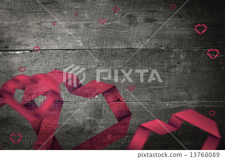 Composite image of hearts 13768089