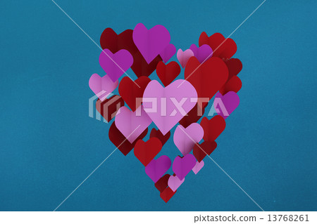 Composite image of love hearts Composite image of love hearts 13768261
