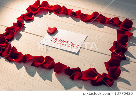 Composite image of ich liebe dich Composite image of ich liebe dich 13770420