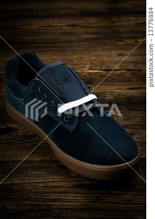 dark blue man's shoe 13776884