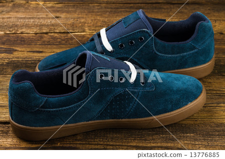 dark blue man's shoe 13776885