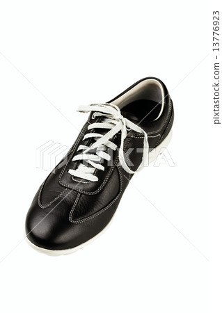 black leather man's shoe black leather man's shoe 13776923