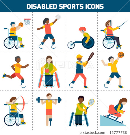 Disabled Sports Icons 13777788