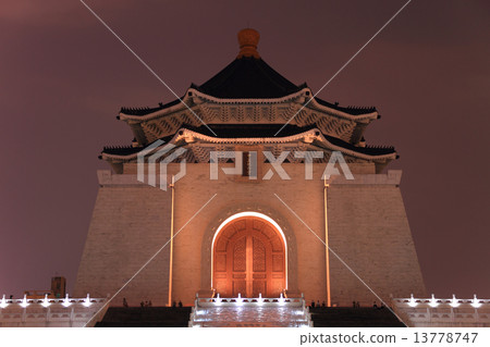 六月台灣中古紀念碑·夜景 13778747